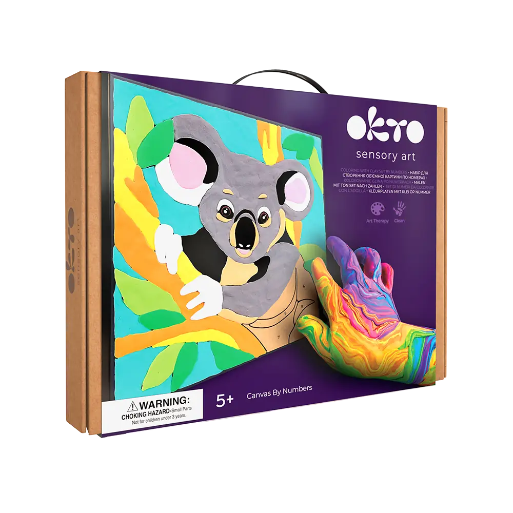 Malbild nach Zahlen „Koala”