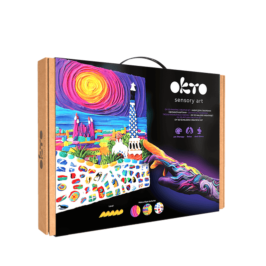 Volumetrisches 3D-Gemälde #parkguellbarcelona