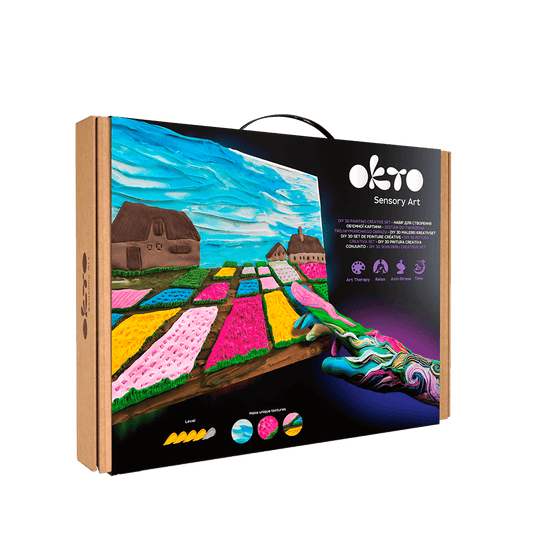 Volumetrisches 3D-Gemälde “Blumengärten in Holland”