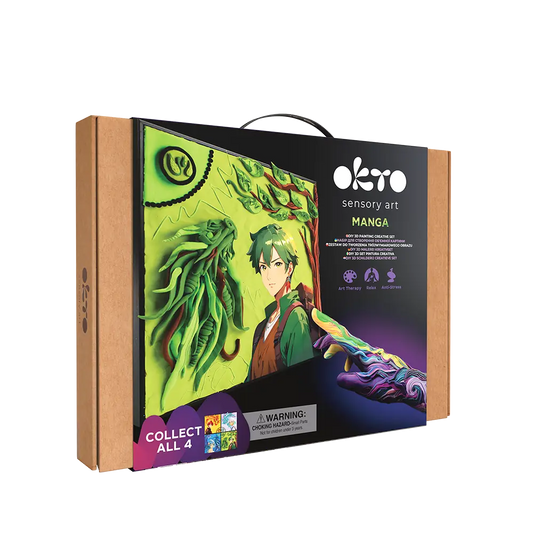 Volumetrisches 3D-Gemälde Manga „Erde”