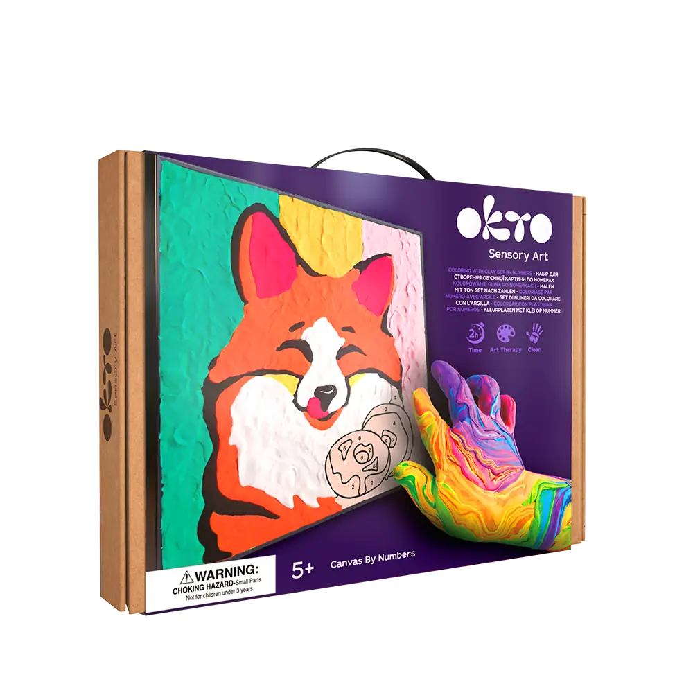 Malbild nach Zahlen „Fuchs”